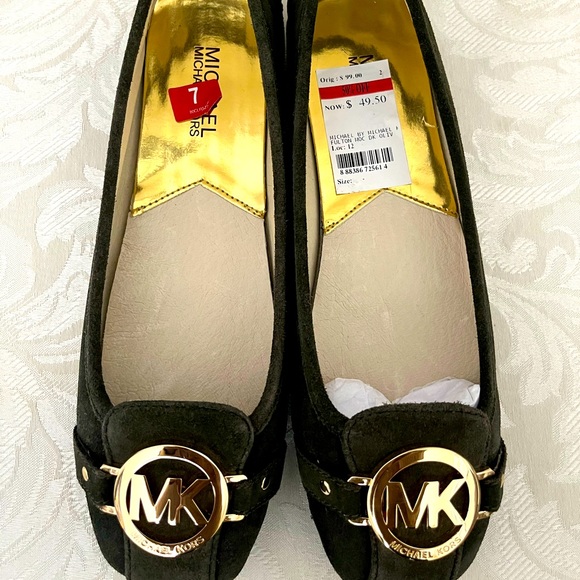 Michael Kors Shoes - Michael kors Fulton suede flats dark olive green New size 7